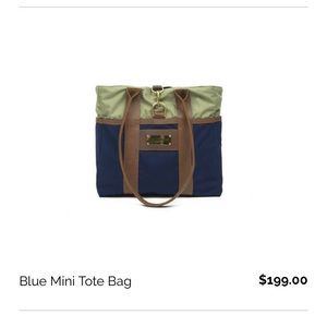 Sword & Plough Blue Mini Tote Bag Brand New